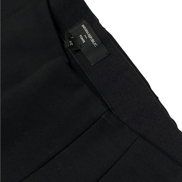 Banana Republic Black Ponte Wide-Leg Pants XL Stretch Workwear Comfort - Picture 3 of 11